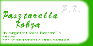 pasztorella kobza business card